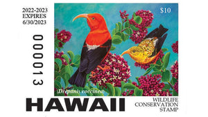 Hawaii Wildlife Conservation Stamp 2022
