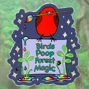 Forest Magic ʻĀkepa Sticker