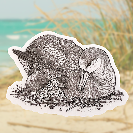 Ka'upu ʻOhana Sticker