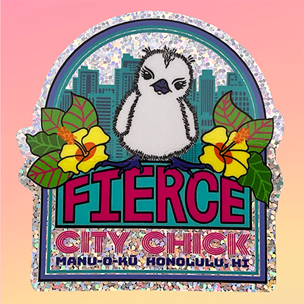 City Chick Sticker
