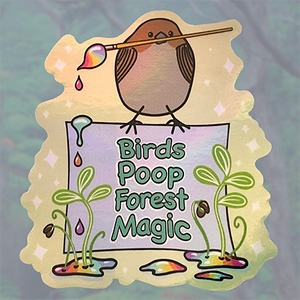 Forest Magic ʻOmaʻo Sticker