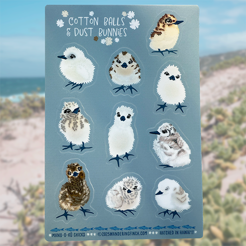 Cotton Balls & Dust Bunnies Sticker Sheet