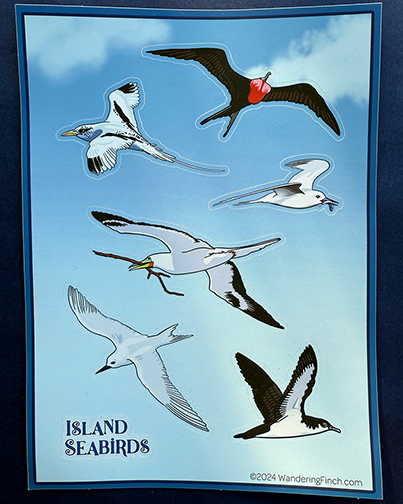 Island Seabirds Sticker Sheet
